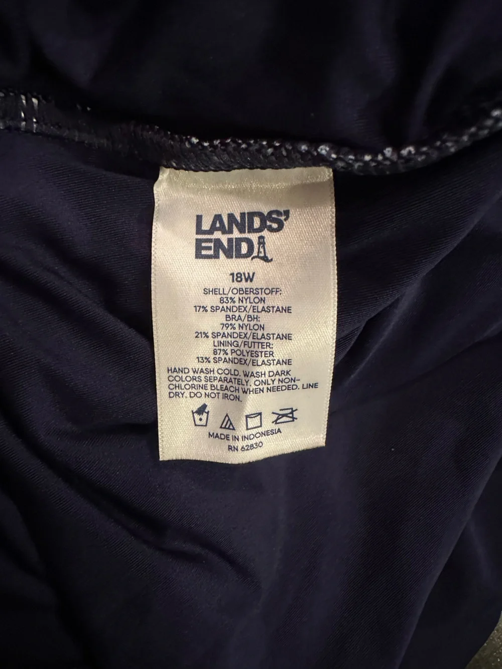 Lands' End Swimsuit Top